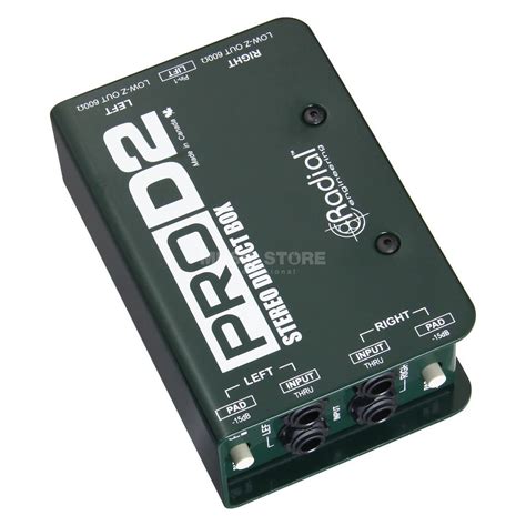 pro d2 stereo direct box